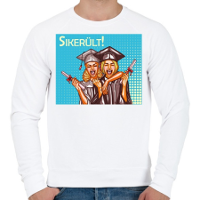 PRINTFASHION Sikerült - Popart - Férfi pulóver - Fehér férfi pulóver, kardigán