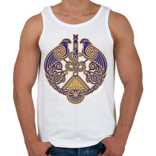 PRINTFASHION siklod címer 2 - Férfi atléta - Fehér atléta, trikó