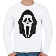 PRINTFASHION sikoly - Férfi pulóver - Fehér
