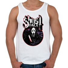 PRINTFASHION Sikoly - ghost face - Férfi atléta - Fehér atléta, trikó