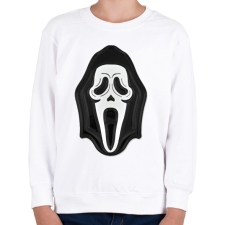 PRINTFASHION sikoly - Gyerek pulóver - Fehér gyerek pulóver, kardigán