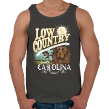 PRINTFASHION Síkság - Férfi atléta - Sötétszürke atléta, trikó