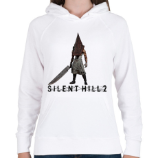 PRINTFASHION Silent hill 2 pyramid head - Női kapucnis pulóver - Fehér