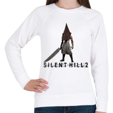 PRINTFASHION Silent hill 2 pyramid head - Női pulóver - Fehér női pulóver, kardigán