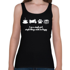 PRINTFASHION simlpe thingsf - Női atléta - Fekete