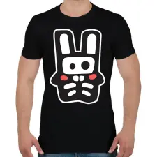 PRINTFASHION sims.bunny - Férfi póló - Fekete férfi póló