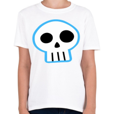PRINTFASHION Sims skull - Gyerek póló - Fehér gyerek póló