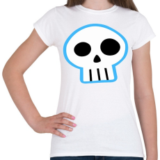 PRINTFASHION Sims skull - Női póló - Fehér