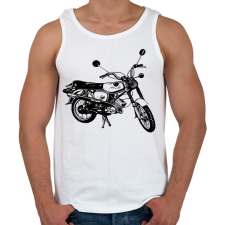 PRINTFASHION simson - Férfi atléta - Fehér atléta, trikó