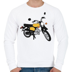 PRINTFASHION simson - Férfi pulóver - Fehér