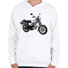 PRINTFASHION simson - Gyerek kapucnis pulóver - Fehér