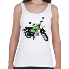 PRINTFASHION simson - Női atléta - Fehér női trikó