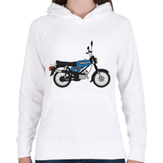 PRINTFASHION Simson  - Női kapucnis pulóver - Fehér