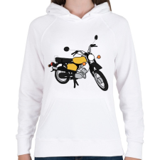 PRINTFASHION simson - Női kapucnis pulóver - Fehér női pulóver, kardigán