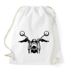 PRINTFASHION Simson S50 S51 Motorbicikli Elülső - Sportzsák, Tornazsák - Fehér