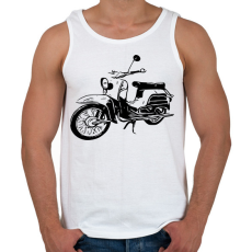 PRINTFASHION simson schwalbe - Férfi atléta - Fehér