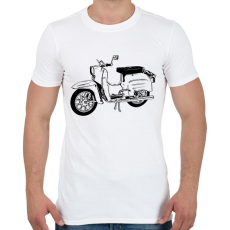 PRINTFASHION simson schwalbe - Férfi póló - Fehér