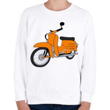 PRINTFASHION Simson schwalbe  - Gyerek pulóver - Fehér gyerek pulóver, kardigán