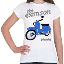 PRINTFASHION Simson schwalbe  - Női póló - Fehér női póló
