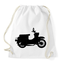 PRINTFASHION simson schwalbe - Sportzsák, Tornazsák - Fehér tornazsák