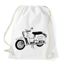 PRINTFASHION simson schwalbe - Sportzsák, Tornazsák - Fehér tornazsák