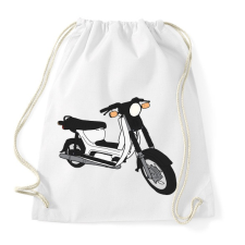 PRINTFASHION Simson sr50 - Sportzsák, Tornazsák - Fehér tornazsák
