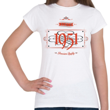 PRINTFASHION since-1951-red-black - Női póló - Fehér női póló