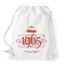 PRINTFASHION since-1965-red-black - Sportzsák, Tornazsák - Fehér tornazsák