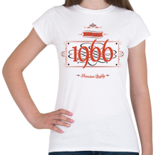 PRINTFASHION since-1966-red-black - Női póló - Fehér női póló