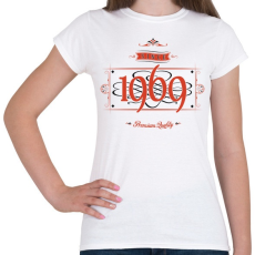 PRINTFASHION since-1969-red-black - Női póló - Fehér