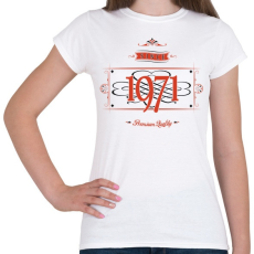 PRINTFASHION since-1971-red-black - Női póló - Fehér