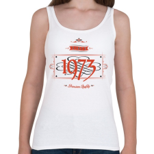 PRINTFASHION since-1973-red-black - Női atléta - Fehér női trikó