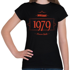 PRINTFASHION since-1979-red-black - Női póló - Fekete női póló