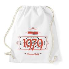 PRINTFASHION since-1979-red-black - Sportzsák, Tornazsák - Fehér tornazsák