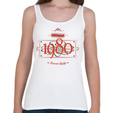 PRINTFASHION since-1980-red-black - Női atléta - Fehér