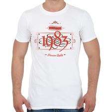 PRINTFASHION since-1983-red-black - Férfi póló - Fehér férfi póló