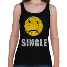 PRINTFASHION SINGLE - Női atléta - Fekete női trikó