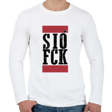 PRINTFASHION Siófck - Férfi hosszú ujjú póló - Fehér