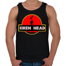 PRINTFASHION Siren head 5 - Férfi atléta - Fekete atléta, trikó