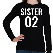 PRINTFASHION SISTER 02 - Női hosszú ujjú póló - Fekete női póló