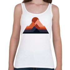 PRINTFASHION Sivatag 2 - Női atléta - Fehér női trikó