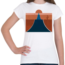 PRINTFASHION Sivatag 4 - Női póló - Fehér