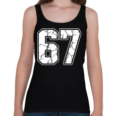 PRINTFASHION Six Seven - Női atléta - Fekete