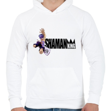 PRINTFASHION SK Logo - Férfi kapucnis pulóver - Fehér férfi pulóver, kardigán