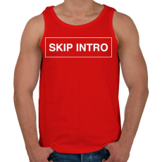 PRINTFASHION Skip Intro - Férfi atléta - Piros