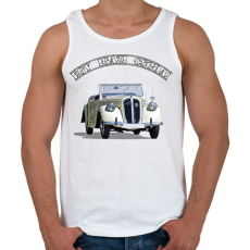 PRINTFASHION Skodás csoda - Férfi atléta - Fehér