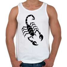 PRINTFASHION Skorpió - Férfi atléta - Fehér atléta, trikó