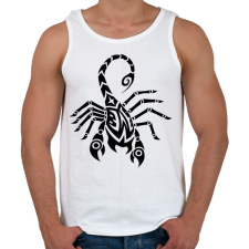 PRINTFASHION Skorpió  - Férfi atléta - Fehér atléta, trikó