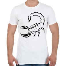 PRINTFASHION Skorpió  - Férfi póló - Fehér