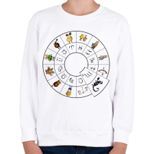 PRINTFASHION Skorpió - Gyerek pulóver - Fehér gyerek pulóver, kardigán
